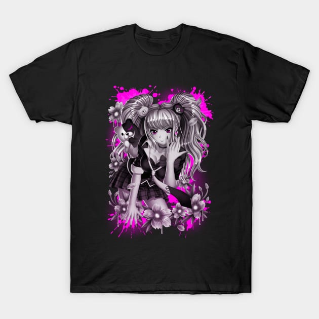 Danganronpa Junko Enoshima T-Shirt by bomazu